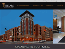 Tablet Screenshot of pillarsdgllc.com